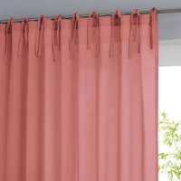 Занавеска С завязками из 100 хлопка Scenario 260 x 135 см белый LA REDOUTE INTERIEURS  фото, kupilegko.ru